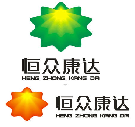 “恒众康达”艺术字Logo设计 以字体为载体，传递品牌新维度